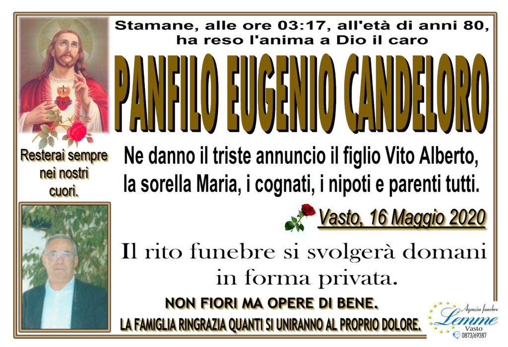 PANFILO EUGENIO CANDELORO